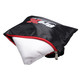 ProX Vista DJ Booth Table Work Station with White Black Scrims and Carrying Bag White Frame