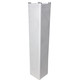 ProX White 4.92ft 1.50 meter Lycra Cover Scrim Sleeve fits 12" Quad Box Truss Segment