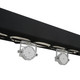 ProX Set of 2 9.84 FT 3.00M Box Truss 3 Side Black Scrim Cover incl. Bag 