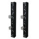 ProX Pair 6.56 FT 2.00M Box Truss 3 Side Black Scrim Cover incl. Bag