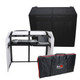 ProX Mesa MK2 DJ Facade Table Station Includes White & Black Scrims and Padded Carry Bag