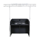 ProX Mesa MK2 DJ Facade Table Station Includes White & Black Scrims and Padded Carry Bag