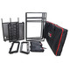 ProX Mesa MK2 DJ Facade Table Station Includes White & Black Scrims and Padded Carry Bag