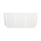 ProX 5 Panel - White Frame DJ Facade W-SS Quick Release 180 ° Hinges