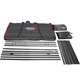 ProX 5 Panel Black Frame DJ Facade W-Stainless Quick Release 180 Deg. Hinges