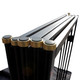 ProX 5 Panel Black Frame DJ Facade W-Stainless Quick Release 180 Deg. Hinges