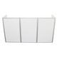 ProX 5 Panel Silver Frame DJ Facade W/ Stainless Quick Release 180 Deg Hinges
