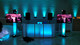 ProX 5 Panel Black Frame DJ Facade W-Stainless Quick Release 180 Deg. Hinges