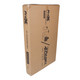 ProX Four Panel Party Black Frame Collapse and Go DJ Facade, Two Side corner Shelves, Carry Bag, 4xBlack and 4xWhite Scrims