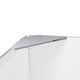 ProX Universal Set of Corner Shelves for DJ Facades White Finish