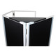 ProX Universal Set of Corner Shelves for DJ Facades Black Finish