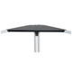 ProX Universal Set of Corner Shelves for DJ Facades Black Finish