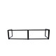 ProX Black Frame 6 Ft. foldable 4 Panel Tabletop DJ Facade Front Board booth with Black and White Scrims and poratble bag
