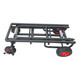 ProX X-ROLLNRUN Folding Mani-Cart Rolling Utility Dolly Height Adjustable Rolling Hand Truck