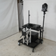 Rolling cart for Mobile DJ with Table, can hold DJ Controller and Speakers