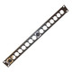 ProX 1U Rack Panel Punched for 16 XLR, Speaker twist connector or Power Connection compatible Connectors