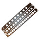 ProX 1U Rack Panel Punched for 16 XLR, Speaker twist connector or Power Connection compatible Connectors