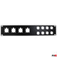 ProX 2U-8 XLR D +4 NL4 or NAC3 Unloaded Rack Panel