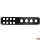 ProX 2U-8 XLR D +4 NL4 or NAC3 Unloaded Rack Panel