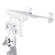 ProX Universal Laptop Tray + VESA Monitor Mounting Bracket fits on Speaker Stand 1-3/8" Pole White
