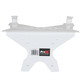 ProX Universal Laptop Tray + VESA Monitor Mounting Bracket fits on Speaker Stand 1-3/8" Pole White