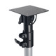 ProX Universal Laptop Tray + VESA Monitor Mounting Bracket fits on Speaker Stand 1-3/8" Pole Black