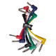 ProX 6 PACK of 6-inch Male 1/4" Patch Cables – Assorted Colors 