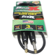 ProX 3' Ft. Unbalanced 1/4" TS-M to 1/4" TS-M High Performance Pro Audio Instrument Guitar Cable