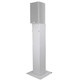 ProX Flex Totem TV - 3 Ft. to 6 Ft. Height Adjustable Totem Stand Incl. TV Mount, Foldable Base Plate and Speaker Stud