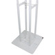 ProX Flex Totem TV - 3 Ft. to 6 Ft. Height Adjustable Totem Stand Incl. TV Mount, Foldable Base Plate and Speaker Stud