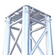 ProX K-Truss 6.56 Lightweight Square Truss Totem Full Package Includes White Scrim, Top Plate and Base Plate
