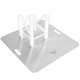 ProX K-Truss 6.56 Lightweight Square Truss Totem Full Package Includes White Scrim, Top Plate and Base Plate