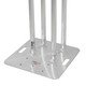 ProX SET OF 2 3.28 Ft. Totem Package Includes a 12in Top Plate, 24in Base Plate and Four 1M F31 Tubes W-White Scrim Cover