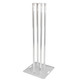 ProX Set of 2 6.56 Ft. Totem Package Includes a 12in Top Plate, 24in Base Plate and Four 2m F31 Tubes W-White Scrim Cover
