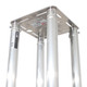 ProX Set of 2 6.56 Ft. Totem Package Includes a 12in Top Plate, 24in Base Plate and Four 2m F31 Tubes W-White Scrim Cover