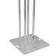 ProX Set of 2 8.20 Ft. Totem Package Includes a 12in Top Plate, 30in Base Plate and Four 2.5m F31 Tubes W-White Scrim Cover