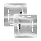 ProX Pack of Two 16" Aluminum 6mm Truss Base Plates for F34 F32 F31 Conical Square Truss with Connectors
