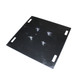 ProX 36'' Steel 10mm Truss Base Plate for F34 F32 F31 Conical Square Truss with Connectors - Black Finish