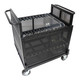ProX Dolly Cart for Base Plates, Truss, Stage Legs, Cables, and Accessories Holds 8x 30 inch or 10x 24 inch Base Plates