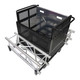 ProX Dolly Cart for Base Plates, Truss, Stage Legs, Cables, and Accessories Holds 8x 30 inch or 10x 24 inch Base Plates