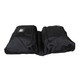 ProX 55 lbs Capacity Black Double Zipper Saddlebag Sandbag - Empty Bag
