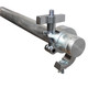 ProX Aluminum Pro Slim Hook Style M10 Clamp with Big Wing Knob for 2" Truss Tube Capacity 330 Lbs.