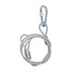 ProX 3 Ft. Safety Cable Galvanised steel wire with Silver PVC for Truss Stage Lighting