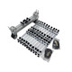 ProX F34 Truss Dolly Cart Transports Kit for 12 inch bolt, F34 and F33 Truss Segments