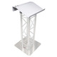 ProX Truss Lectern 24" White Finish Aluminum Fits F34 w/ 4x Punched for D-Series Connectors