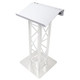 ProX Truss Lectern 24" White Finish Aluminum Fits F34 w/ 4x Punched for D-Series Connectors