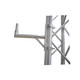 ProX 14" Speaker Mounting Pole Extension with Dual 2" Truss Clamps for F31 F32 F34 Truss " 220 lbs Load Capacity
