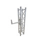 ProX 14" Speaker Mounting Pole Extension with Dual 2" Truss Clamps for F31 F32 F34 Truss " 220 lbs Load Capacity