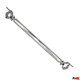 ProX 32 Inch (81.28cm) Single Truss Tube W-Clamp and Hinge on Each End | 2 Inch | 2mm Wall