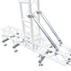 ProX 32 Inch (81.28cm) Single Truss Tube W-Clamp and Hinge on Each End | 2 Inch | 2mm Wall